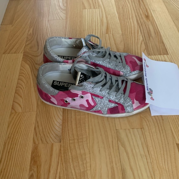 Golden Goose Superstar camo shoes size 37 box and dustbag EUC - Picture 4 of 12